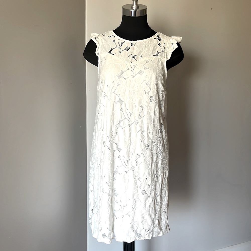 Cute Lace White Dress